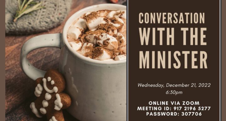 conversations with the minister DEC 2022